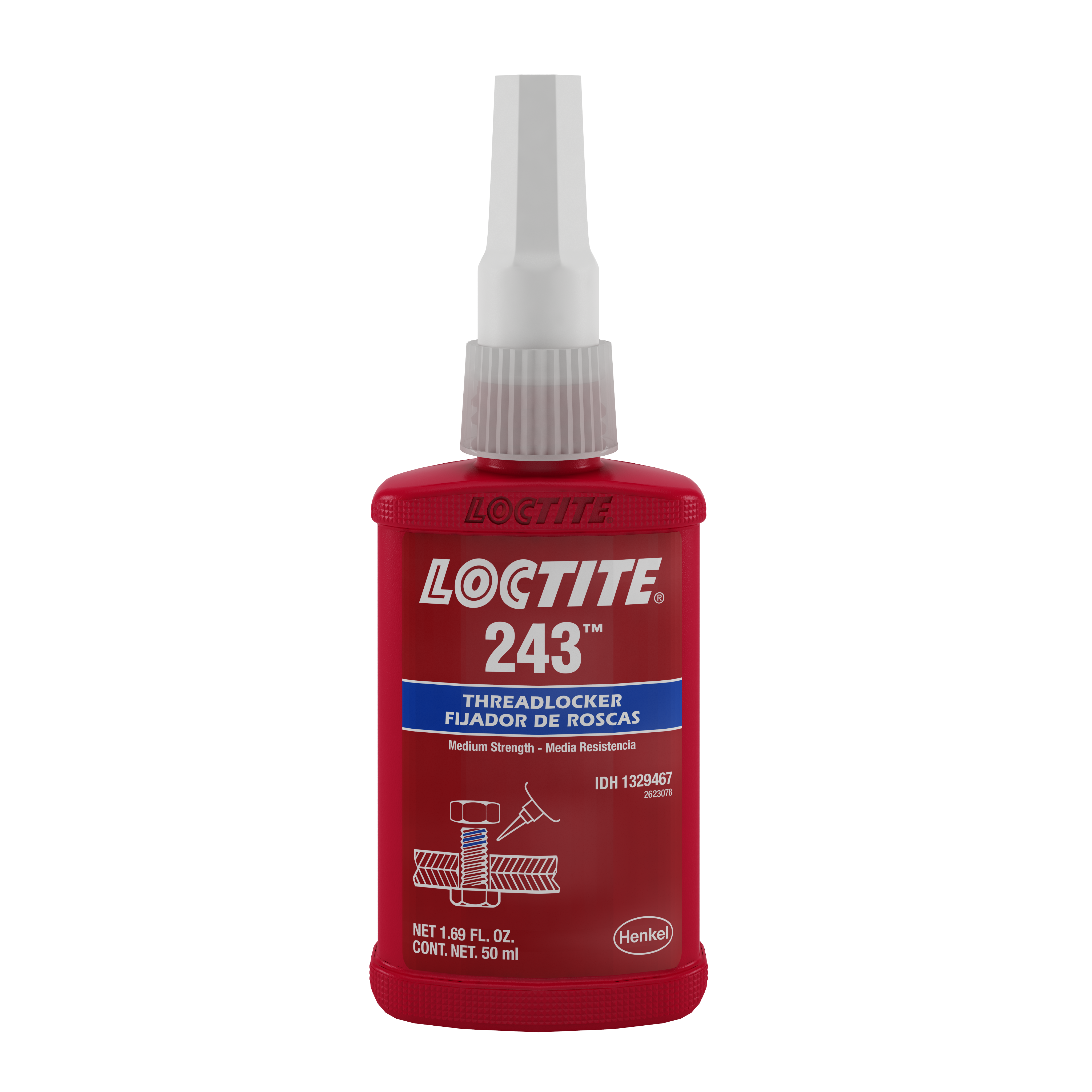 Loctite 243 x 250ml Medium Strength Threadlocking Adhesive